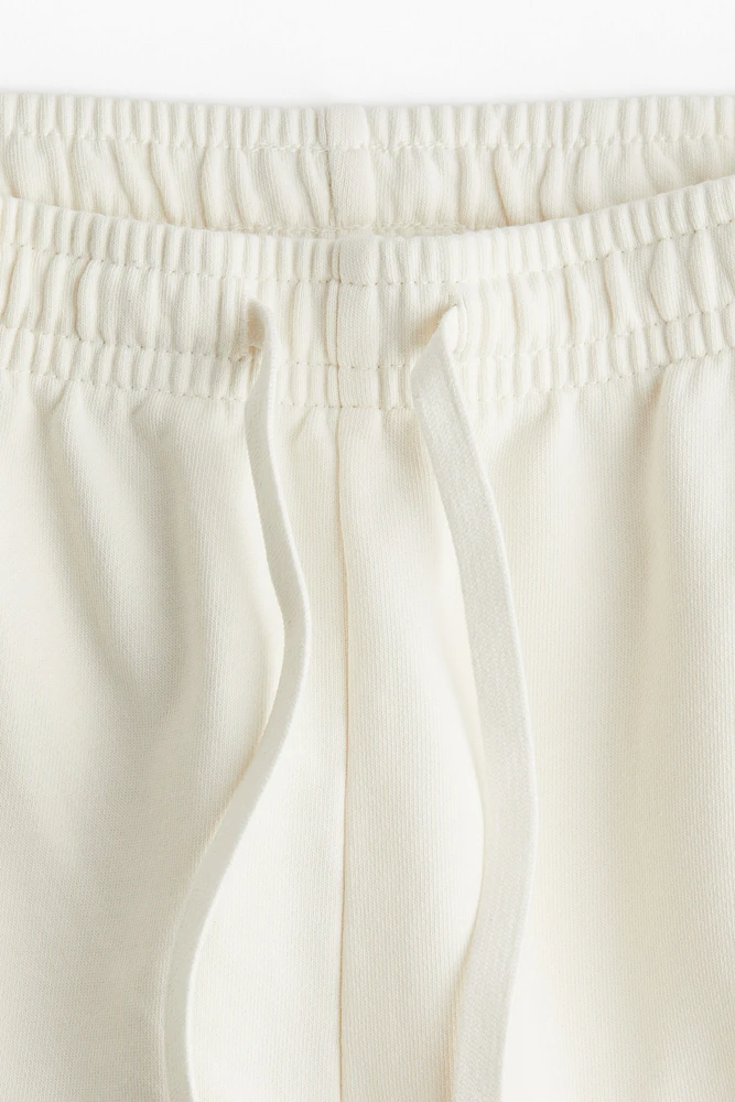 Short en molleton de coton délavé
