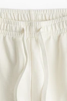 Short en molleton de coton délavé
