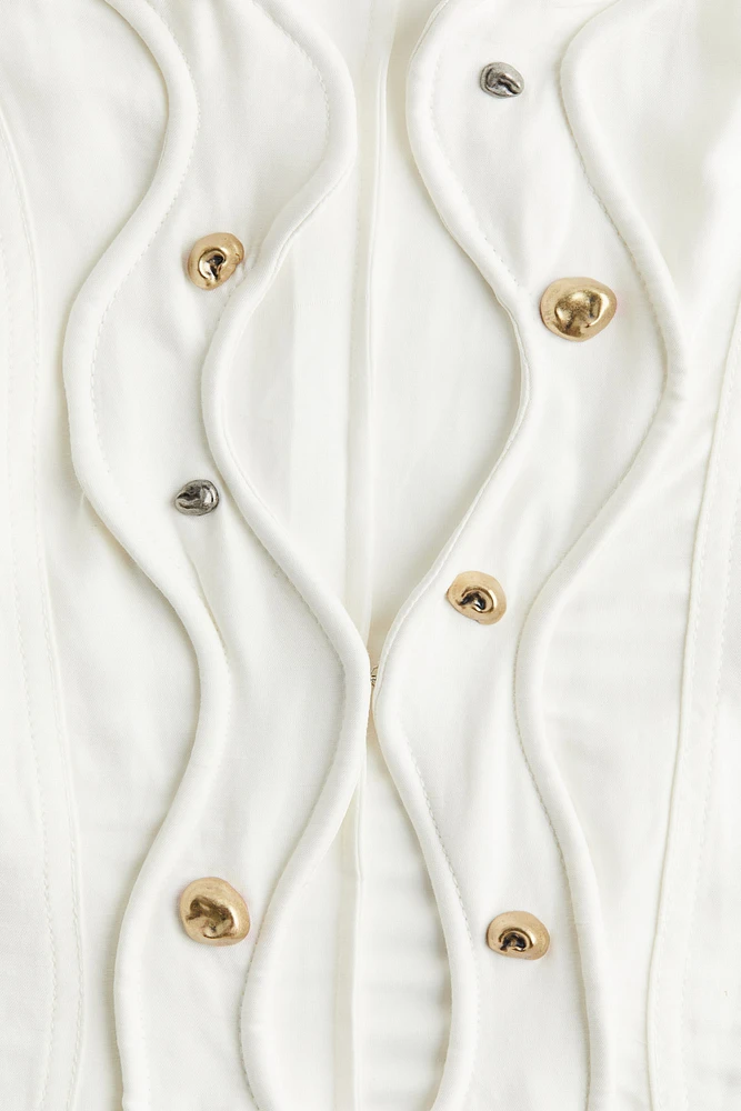 A-Line Dress with Studs