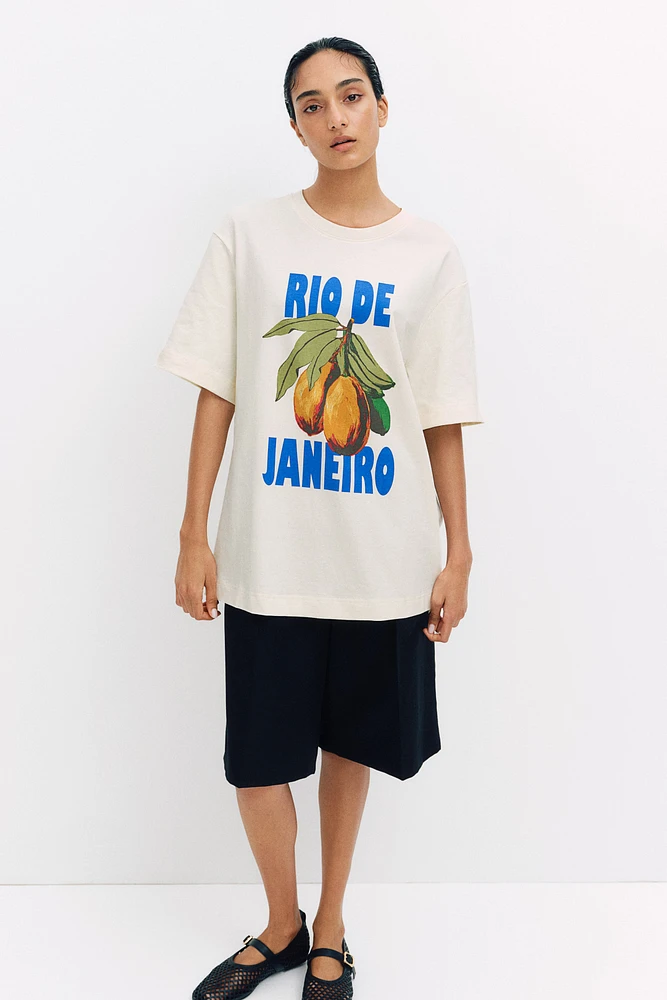 T-shirt avec motif imprimé