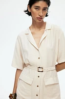 Belted Cargo Dress