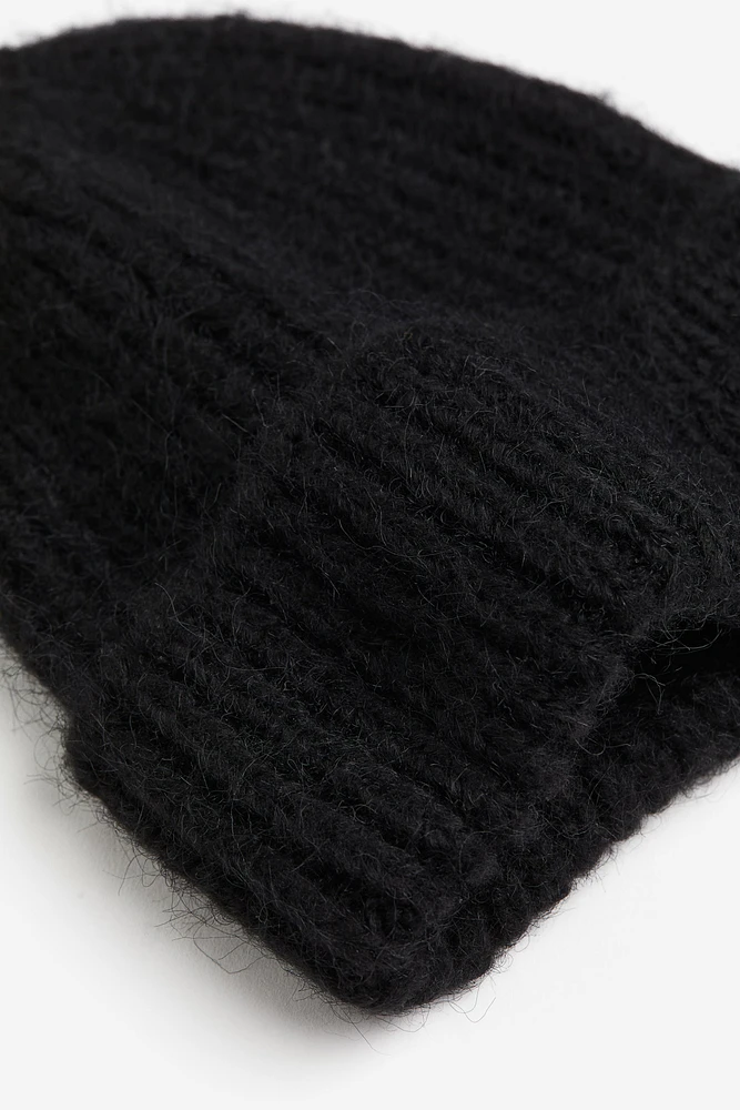 Rib-knit Beanie