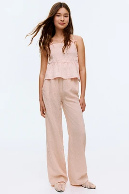 Pantalon avec détails à nouer