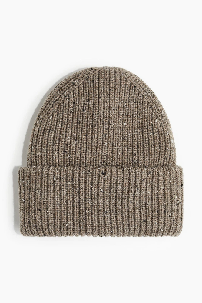 Rib-Knit Beanie