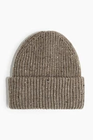 Rib-Knit Beanie