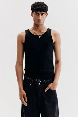 Slim Fit Ribbed Tank Top