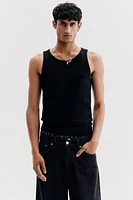Slim Fit Ribbed Tank Top