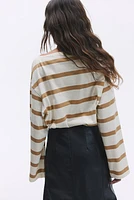 Boat-Neck Cotton Top