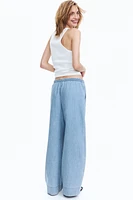 Denim Pull-on Pants