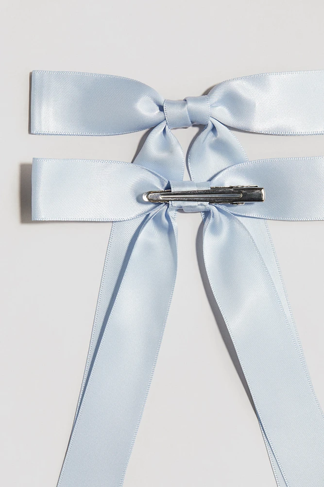 2-Pack Bow Hair Clips