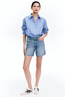 High Waist Denim Shorts