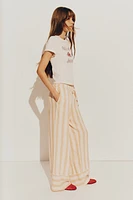 Straight-Leg Drawstring Pants