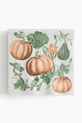 20-pack Patterned Paper Napkins