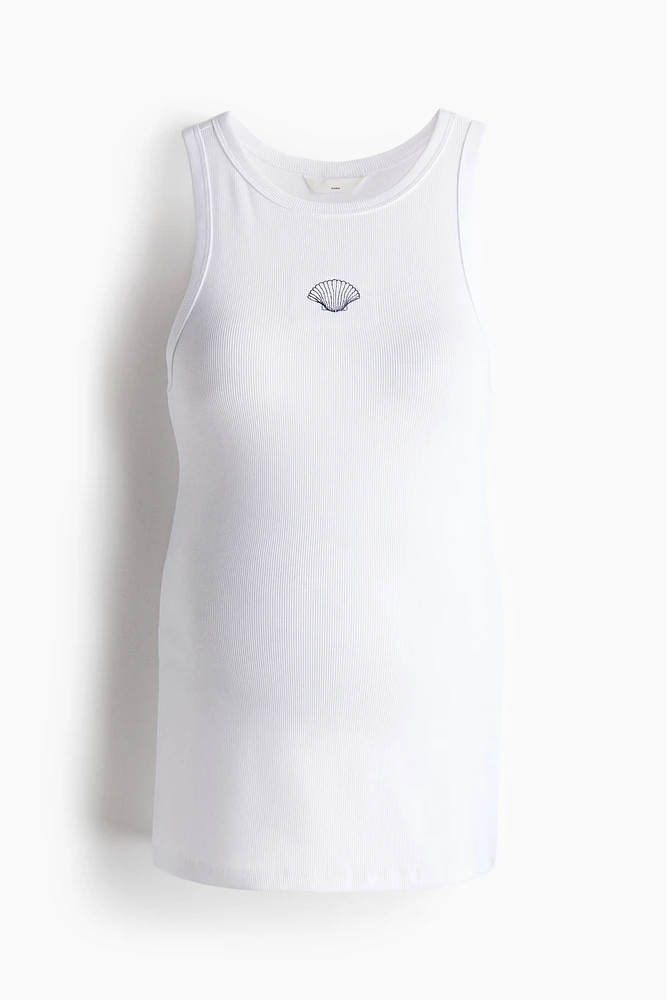 MAMA Ribbed Tank Top