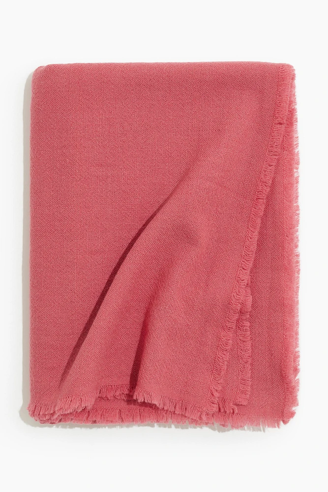 Large Wool-blend Throw