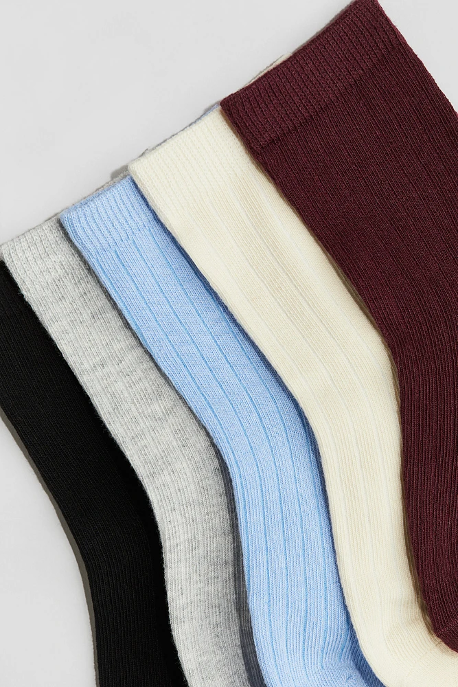 5-pack Ribbed Socks