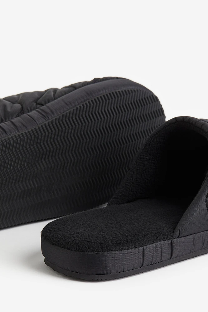 Warm-lined Padded Slippers