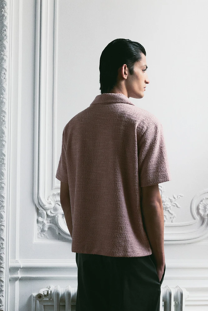 Regular-Fit Textured Resort Shirt