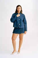Twill Jacket with Collar