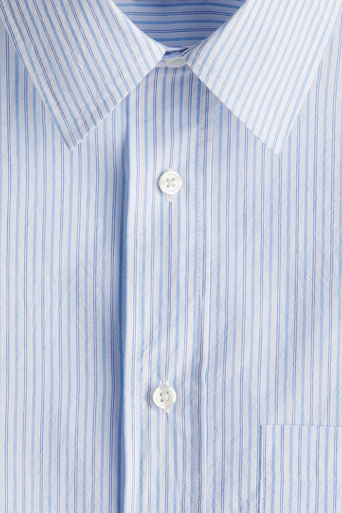 Chemise classique en popeline