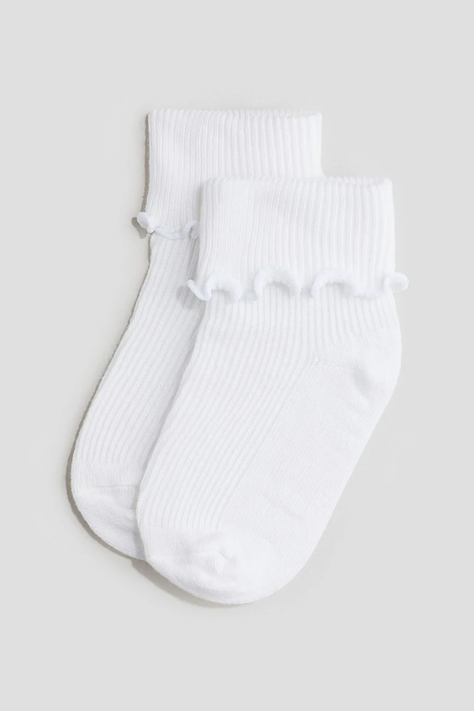 Lot de 3 paires chaussettes à bord surjeté