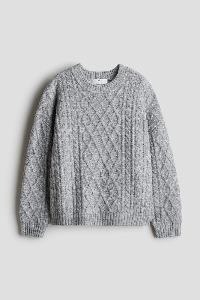 Cable-Knit Sweater