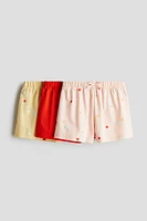 Lot de 3 shorts en coton