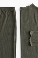 Ribbed Jersey Pajamas