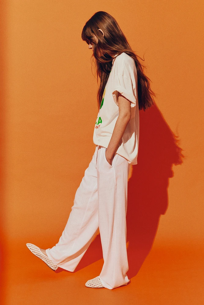 Oversized T-Shirt with Motif
