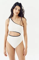 One-Shoulder Cutout Swimsuit