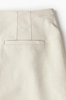 Button-detail Shorts