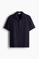 Regular Fit Textured Resort Shirt