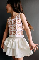 Tiered Muslin Skirt