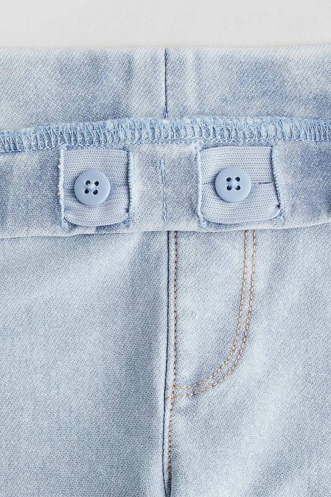 Wide Denim-look Pants
