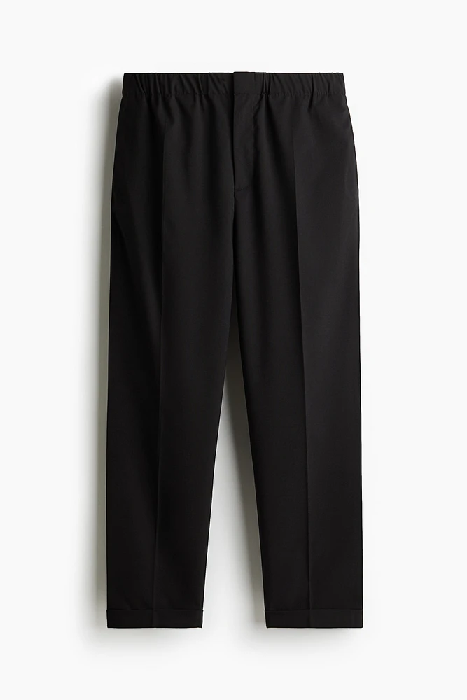Pantalon effilé coupe décontractée