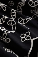 Tunic Dress with Eyelet Embroidery