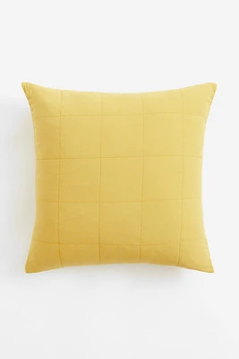 Quilted Satin Cushion Cover