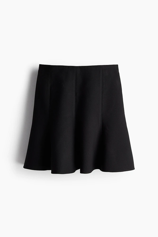 Flared-Hem Skirt