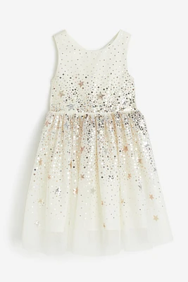 Sequined Tulle Dress