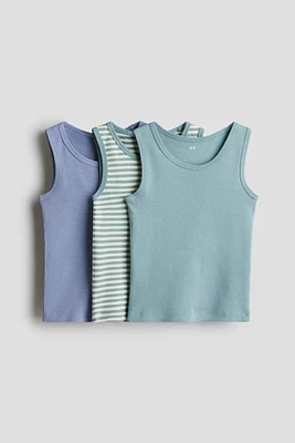Lot de 3 débardeurs en coton