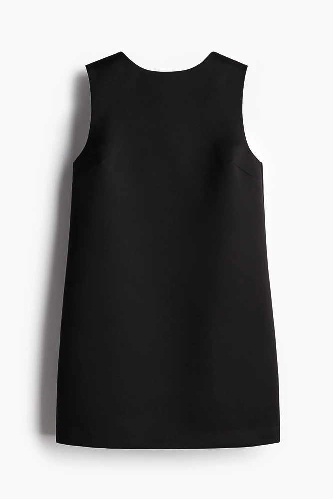 Bow-detail sleeveless dress