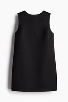 Bow-detail sleeveless dress