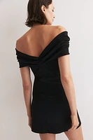 MAMA Bow-Detail Off-the-Shoulder Dress