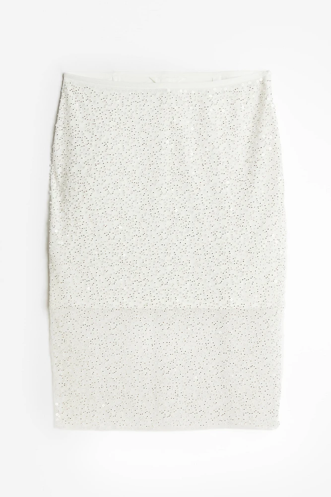 Bead-embellished Skirt