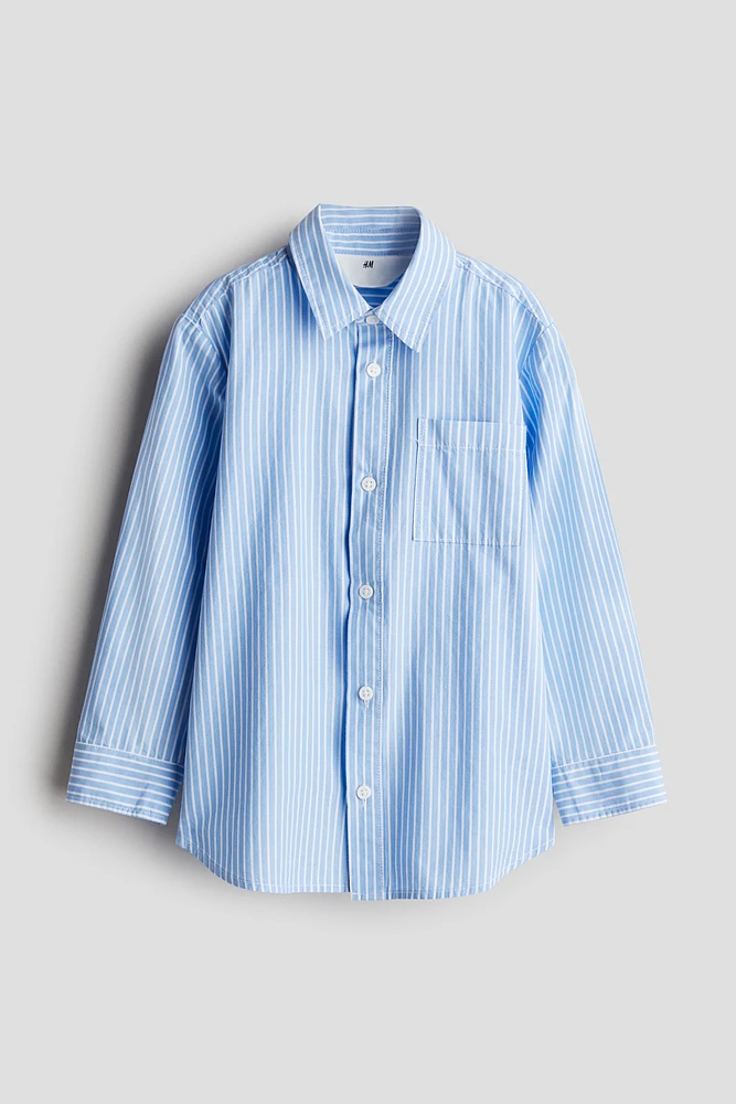 Long-sleeved Cotton Shirt