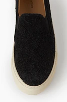 Brushed Suede Slip-On Shoes