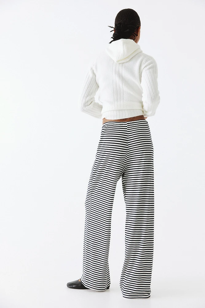 Pantalon large avec cordon de serrage