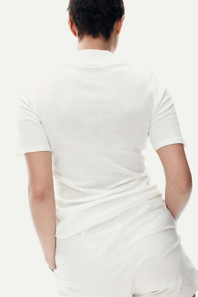 Cotton Shorts with Drawstring