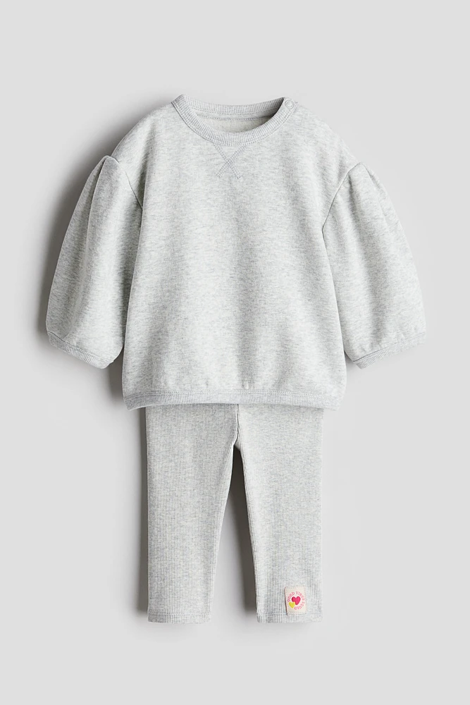 2-piece Sweatshirt and Leggings Set