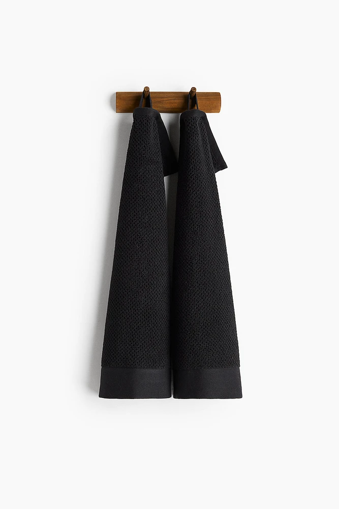 2-pack Cotton Terry Guest Towels